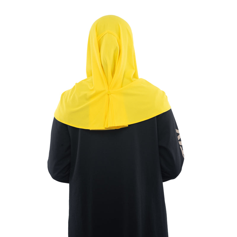 Running Hijab Vibrant Yellow (Sport Hijab)