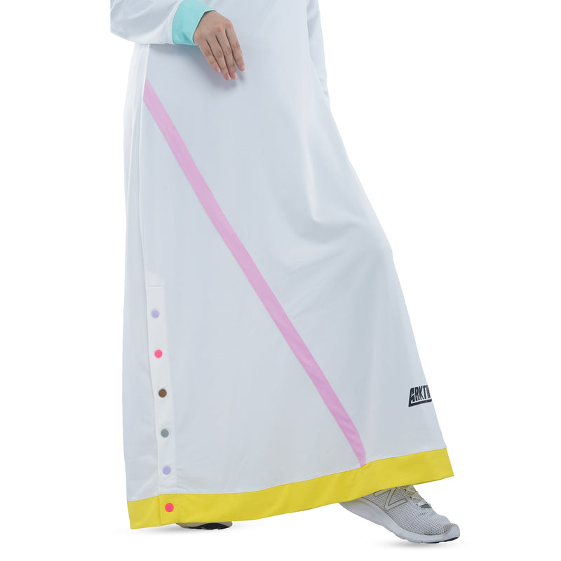 White rainbow Three Point Dress