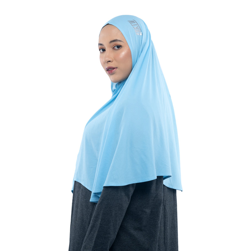 Foldable Sky Blue (Sport Hijab)