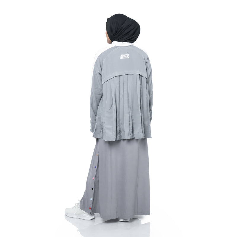 No Sugar Pleated Outer Charcoal