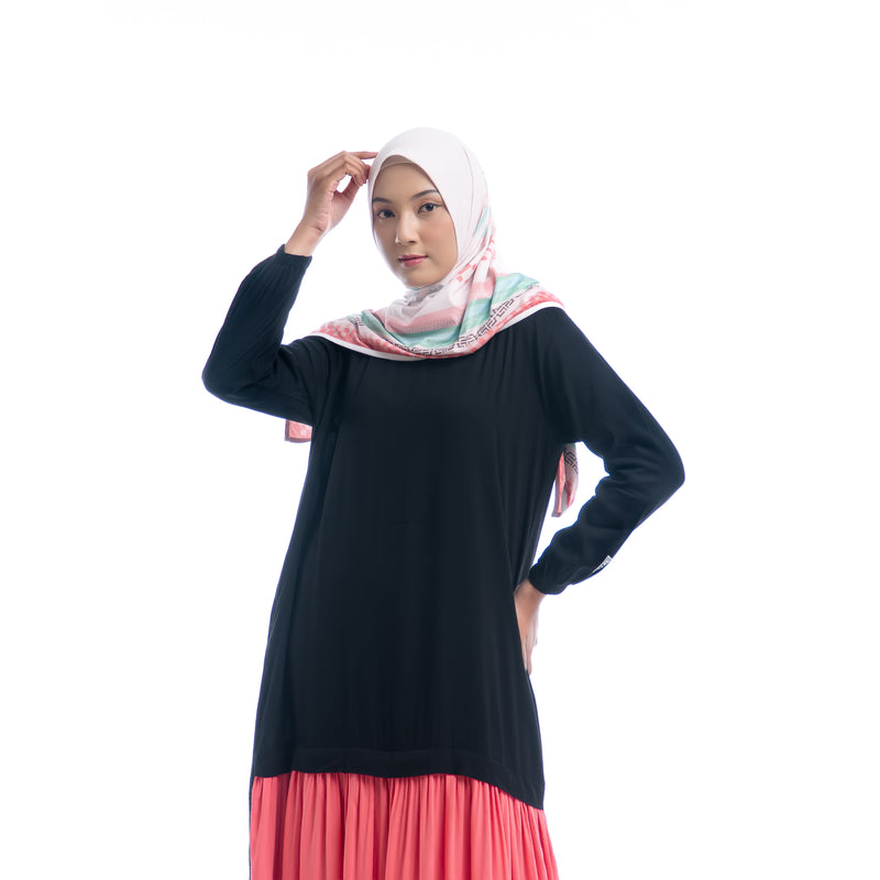Cool Dynamic Dress Black - Pink