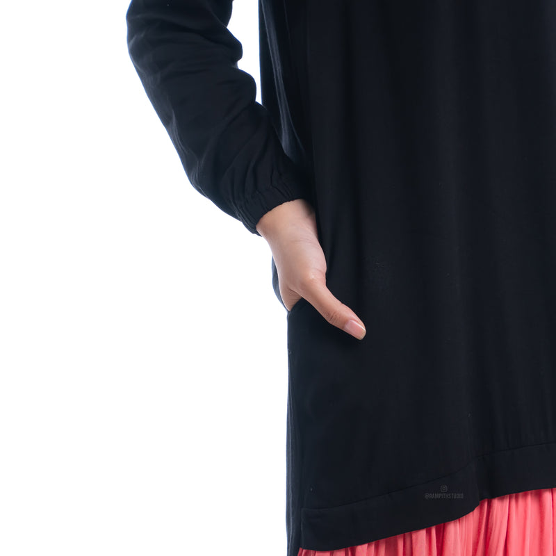 Cool Dynamic Dress Black - Pink