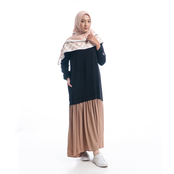 Cool Dynamic Dress Black - Brown