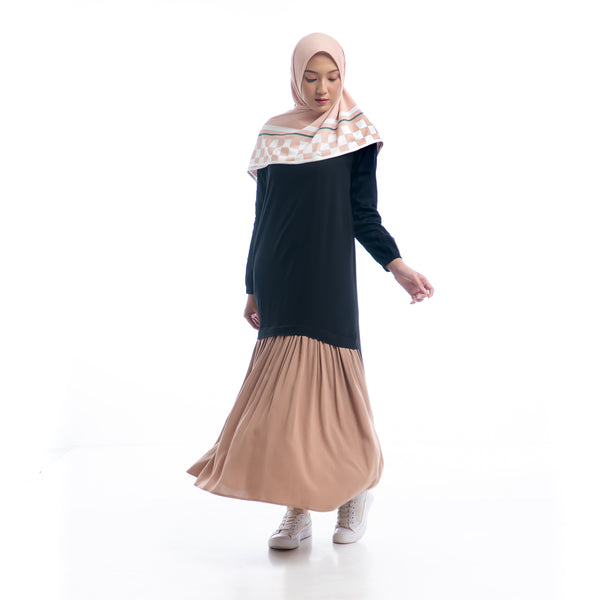 Cool Dynamic Dress Black - Brown