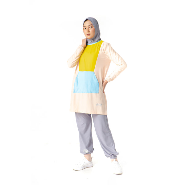 Fruitfull Anorak Top Ivory Cream