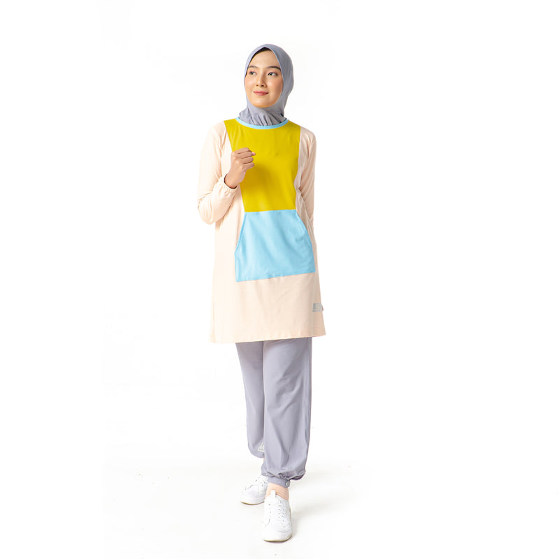 Fruitfull Anorak Top Ivory Cream
