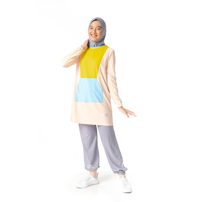 Fruitfull Anorak Top Ivory Cream