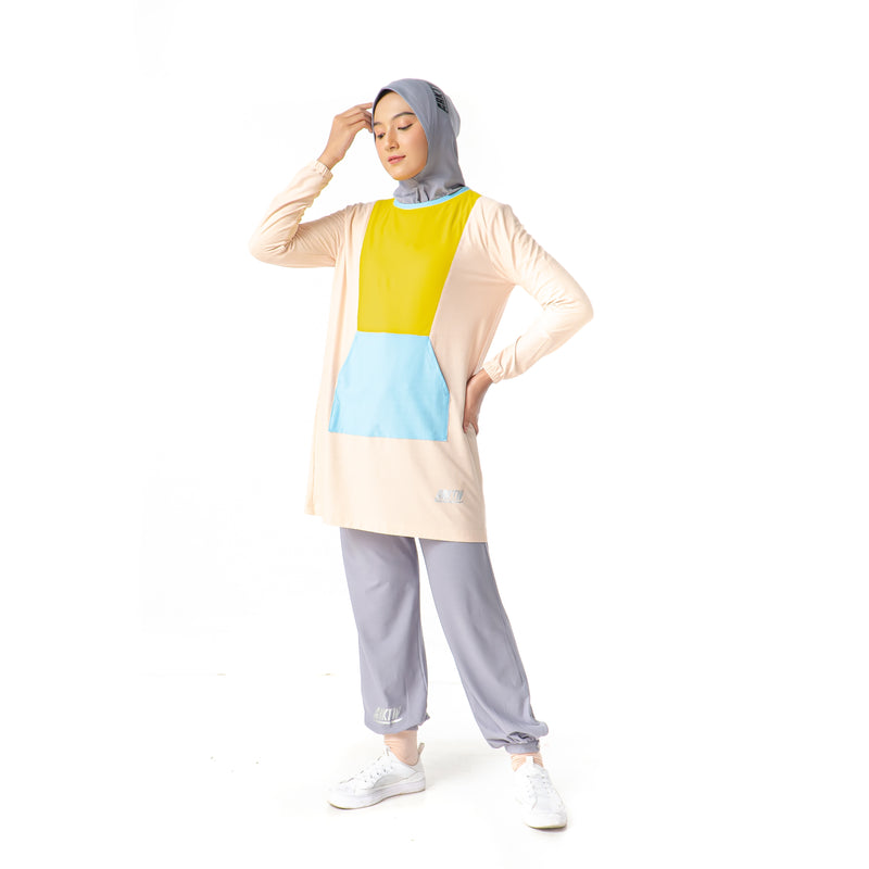 Fruitfull Anorak Top Ivory Cream