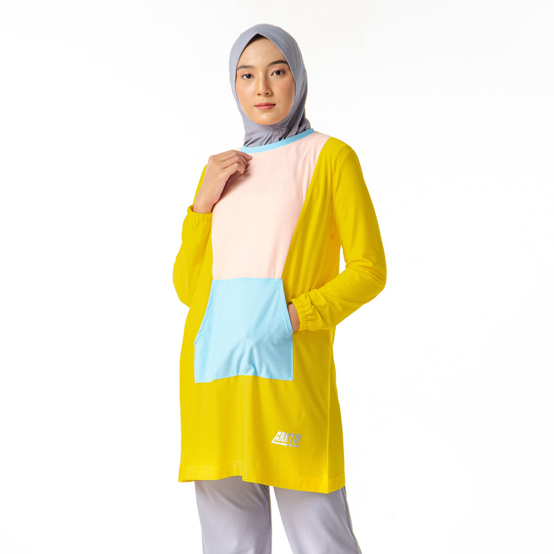 Fruitfull Anorak Top Vibrant Yellow