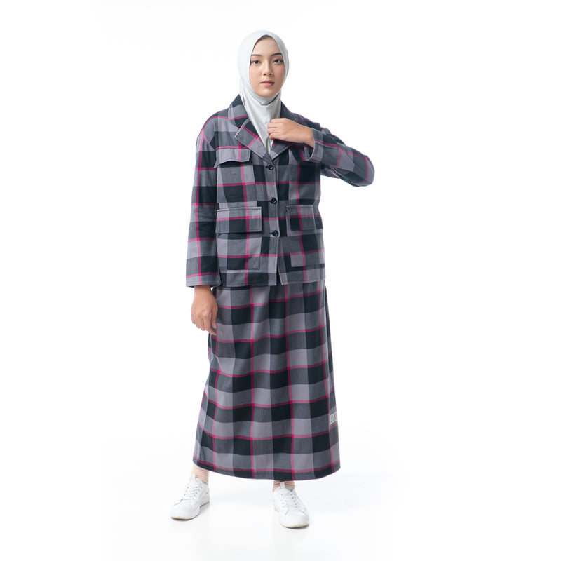 Safari Blazer Set Black