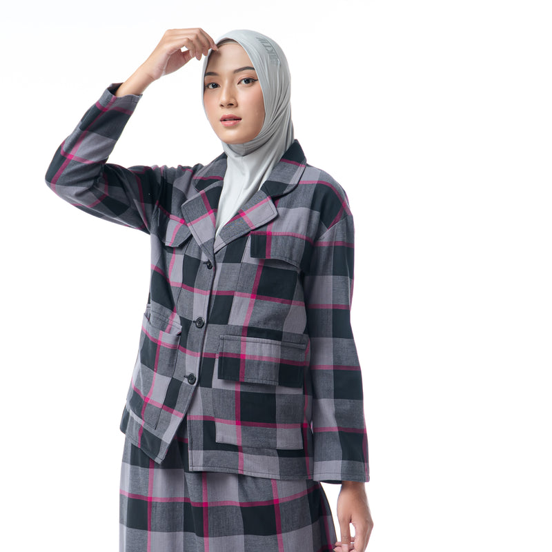 Safari Blazer Set Black