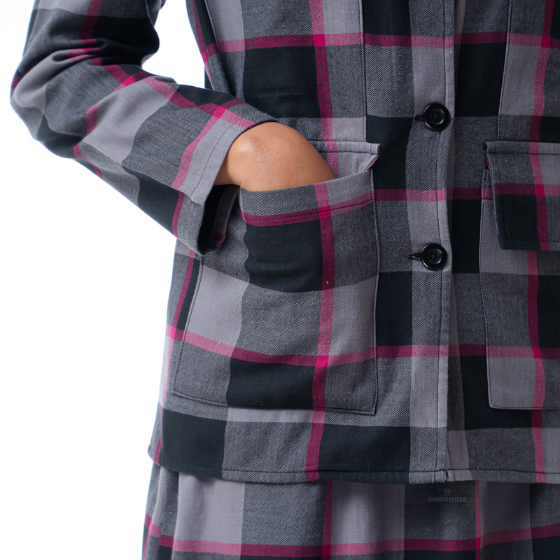 Safari Blazer Set Black