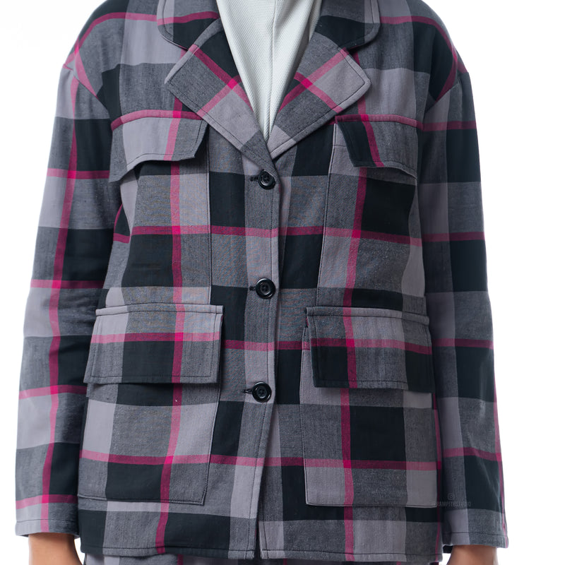Safari Blazer Set Black