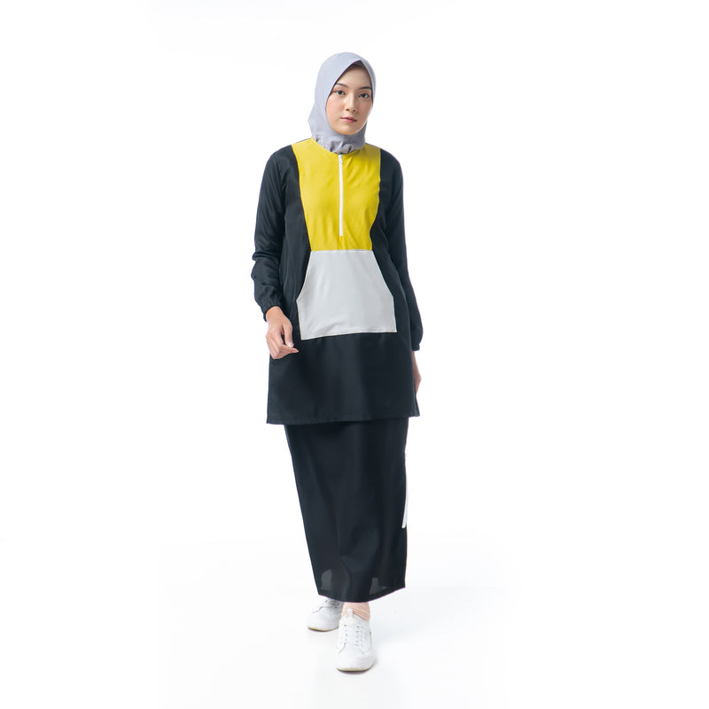 Anorak Yellow Grey
