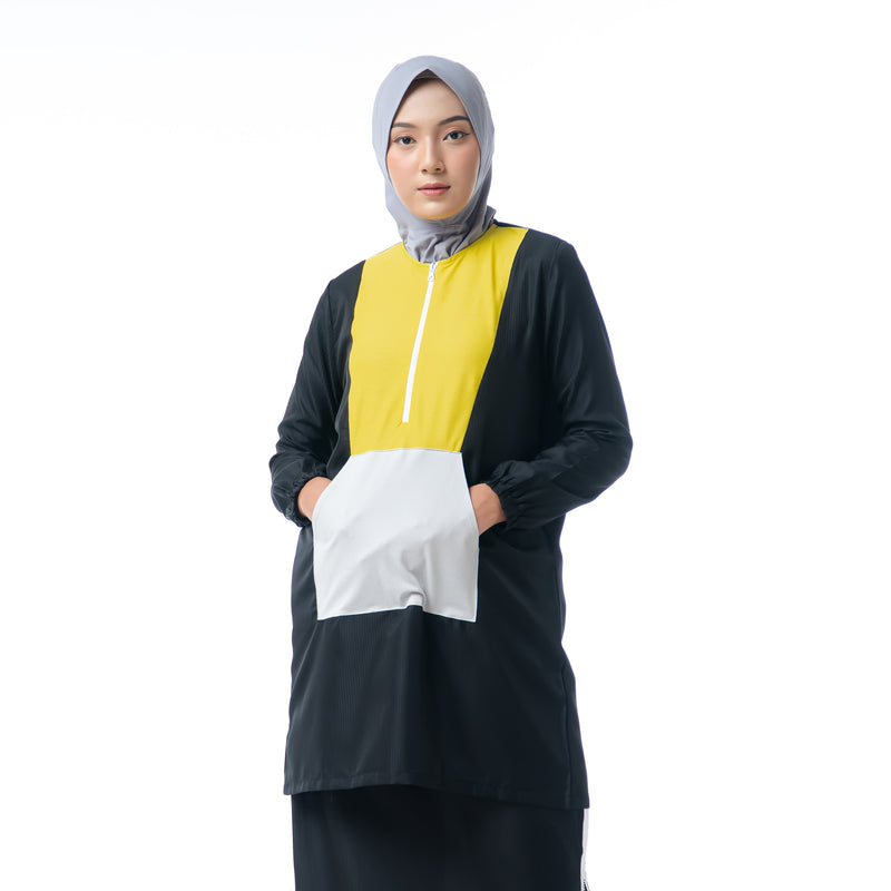 Anorak Yellow Grey