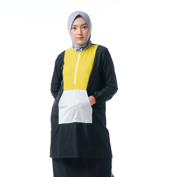 Anorak Yellow Grey