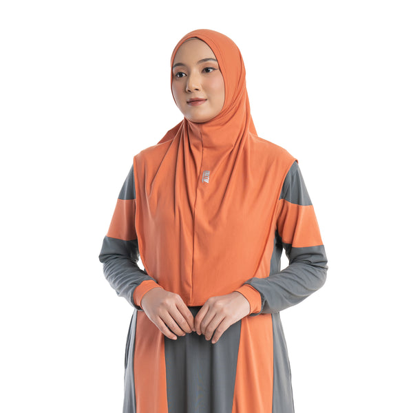 Manchaster Hijab Orange (Sport Hijab)