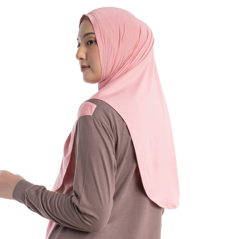 Manchaster Hijab Pink (Sport Hijab)