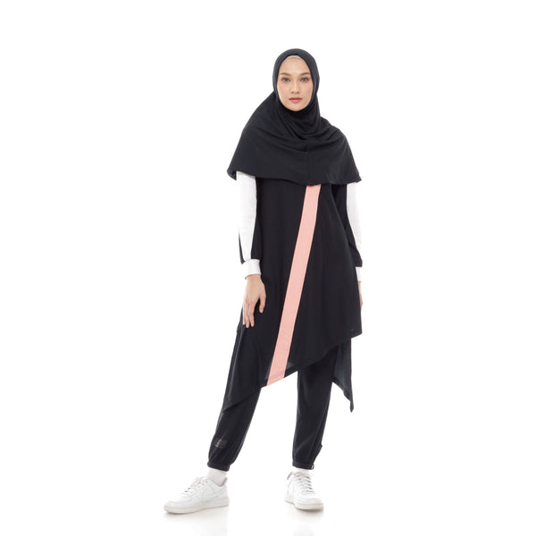 Zigzag Black - Pink
