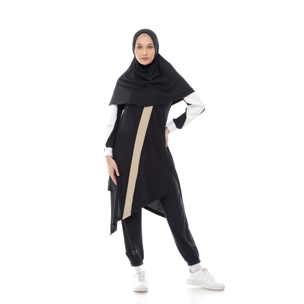 Zigzag Black - Cream