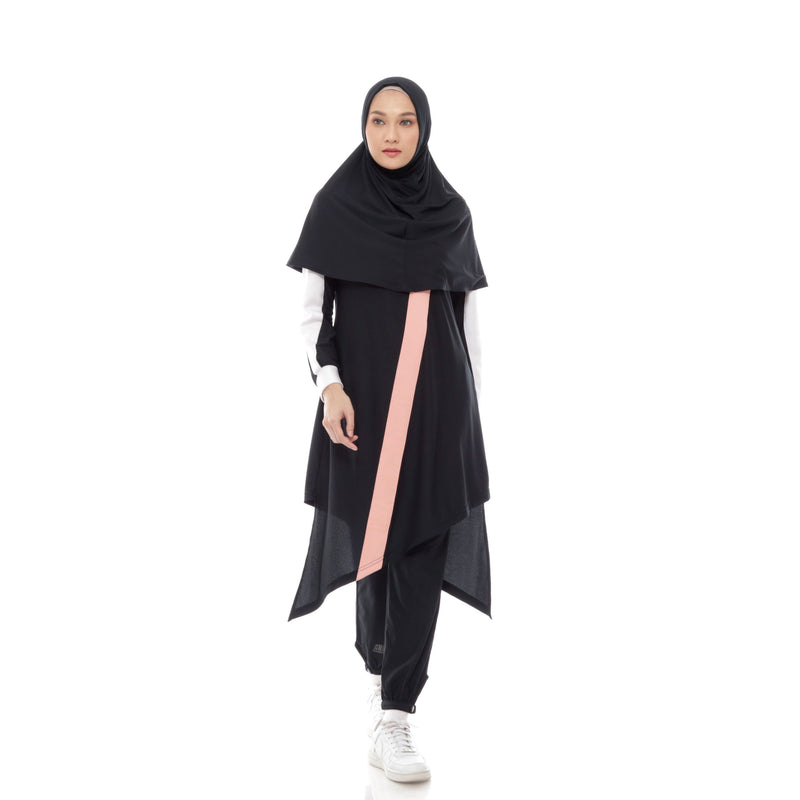 Zigzag Black - Pink