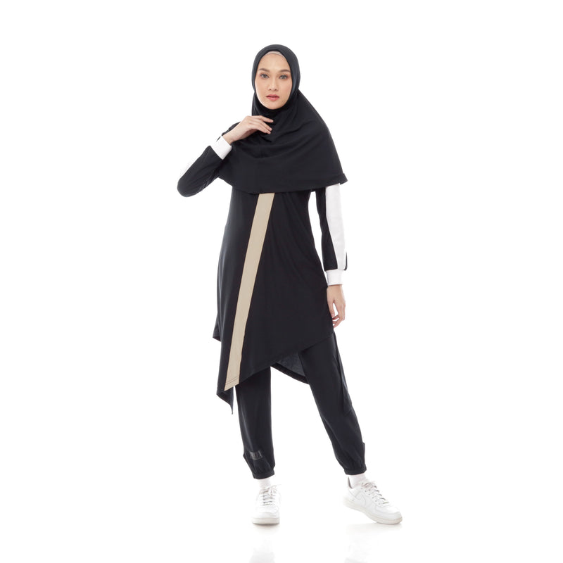 Zigzag Black - Cream