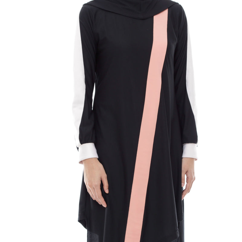 Zigzag Black - Pink