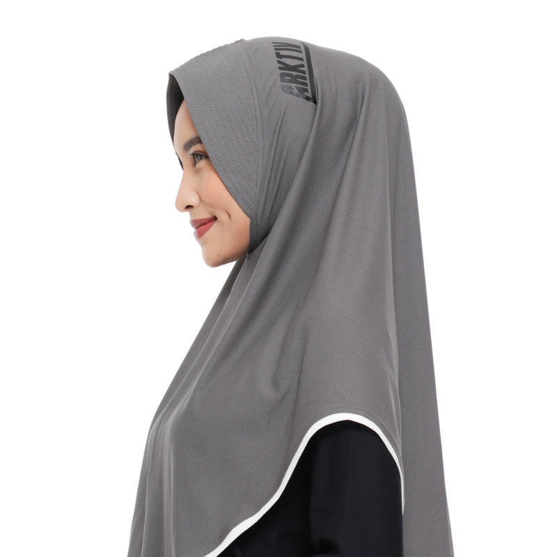 New Energetic Elite Grey (Sport Hijab)