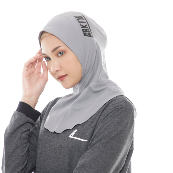 New Flexy Dynamic Light Grey (Sport Hijab)