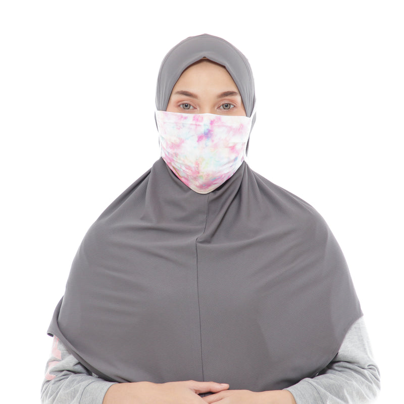 Splash Tiedye Mask Pink
