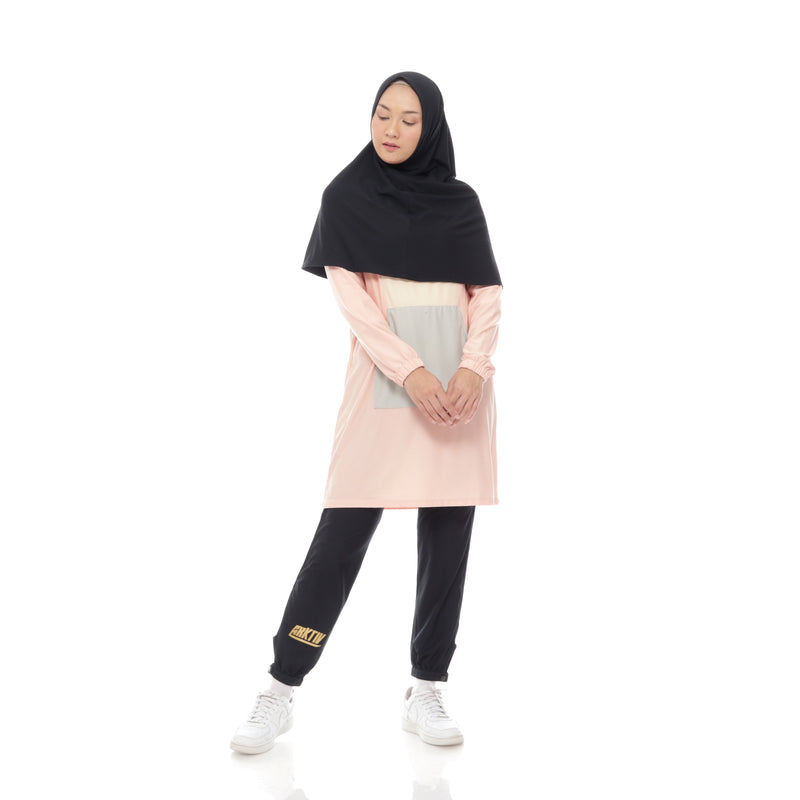 Fruitfull Anorak Top Dusty Pink