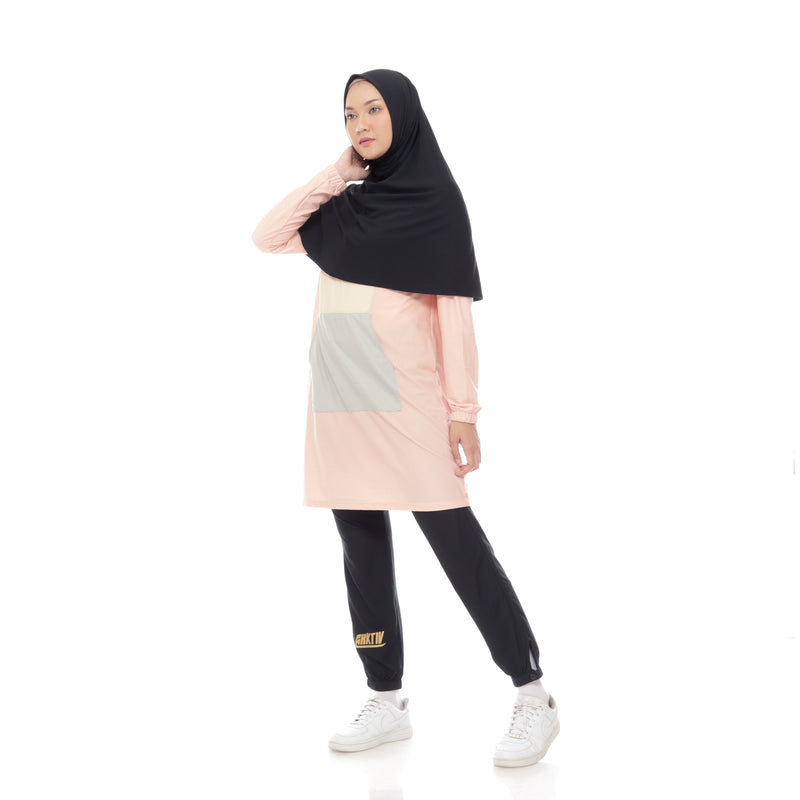 Fruitfull Anorak Top Dusty Pink