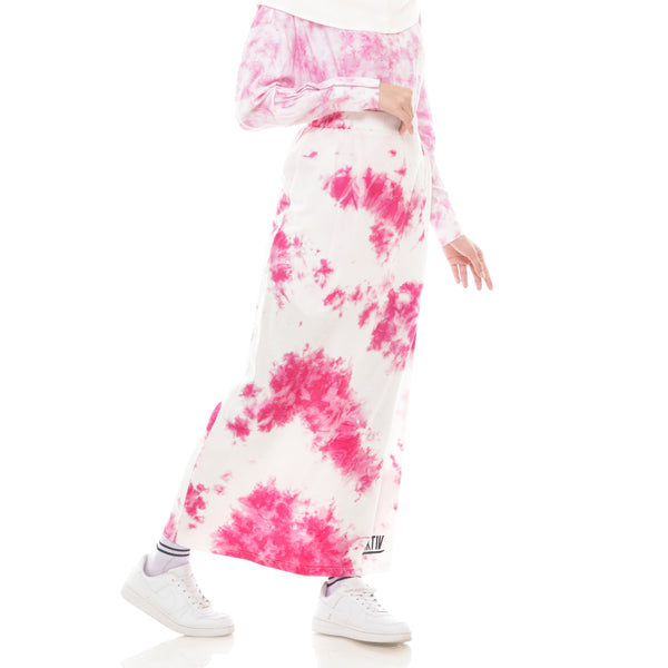 Splash Tiedye Skirt Pink