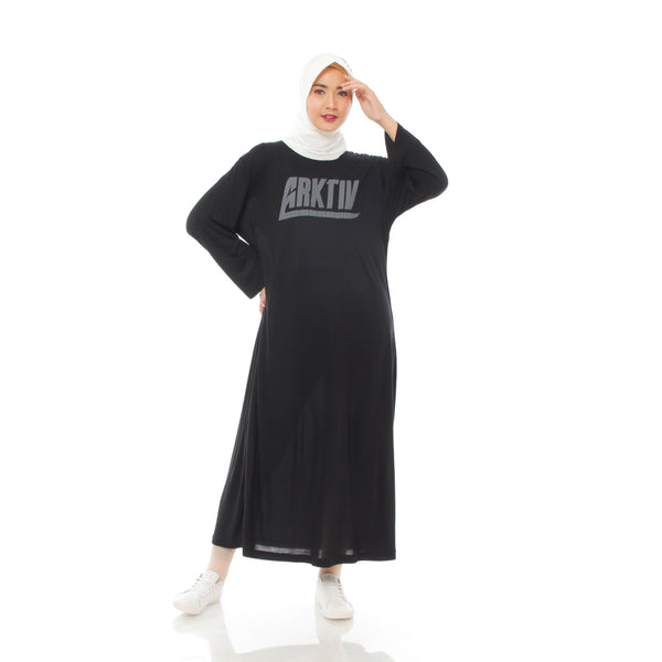 Comfy Dress Black Long Sleeve
