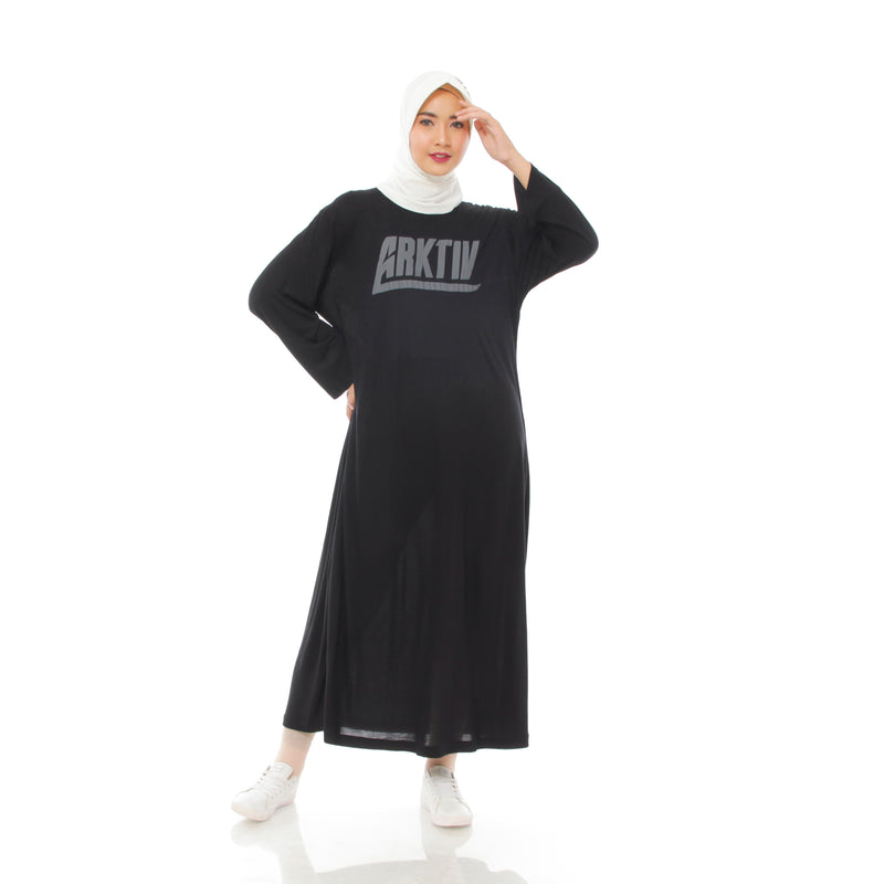 Comfy Dress Black Long Sleeve