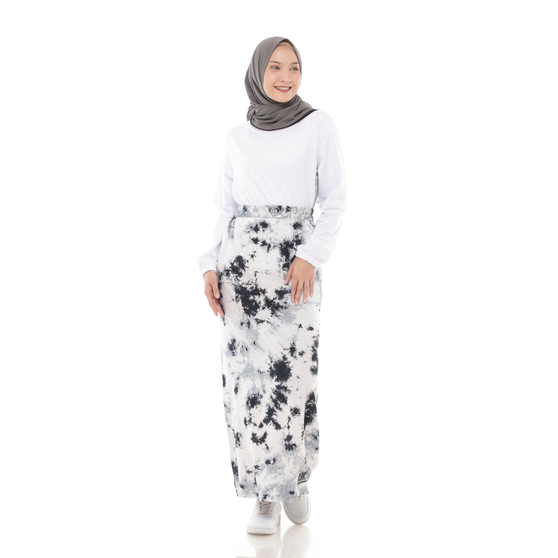 Splash Tiedye Skirt Black