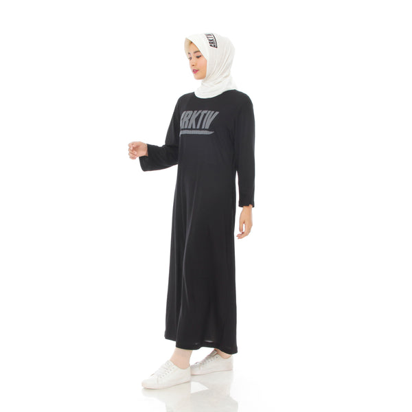 Comfy Dress Black Long Sleeve