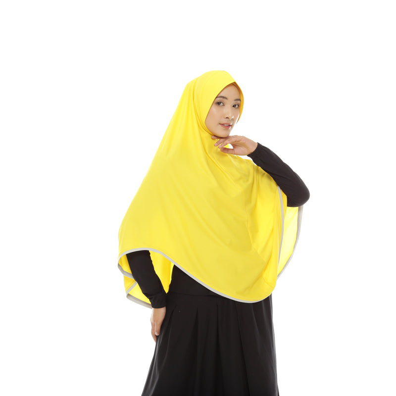Energetic Elite Supermaxi Vibrant Yellow (Sport Hijab)