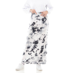 Splash Tiedye Skirt Black
