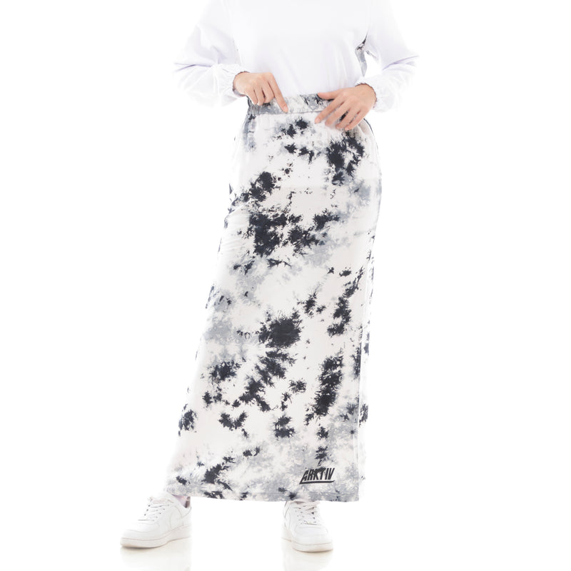 Splash Tiedye Skirt Black