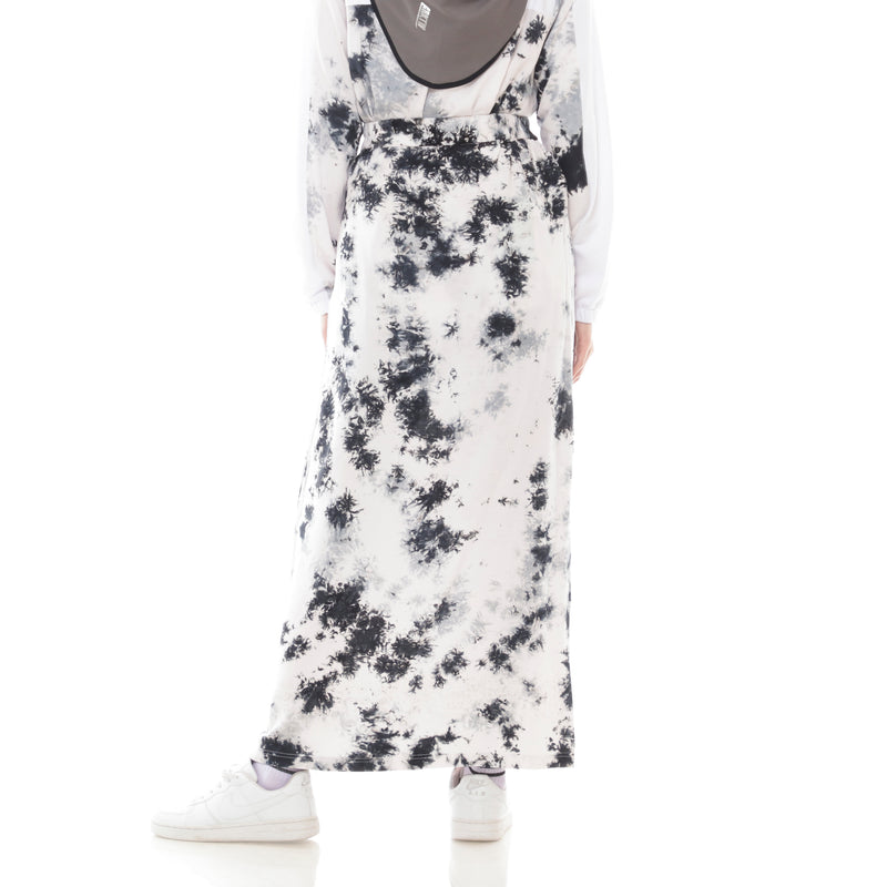 Splash Tiedye Skirt Black