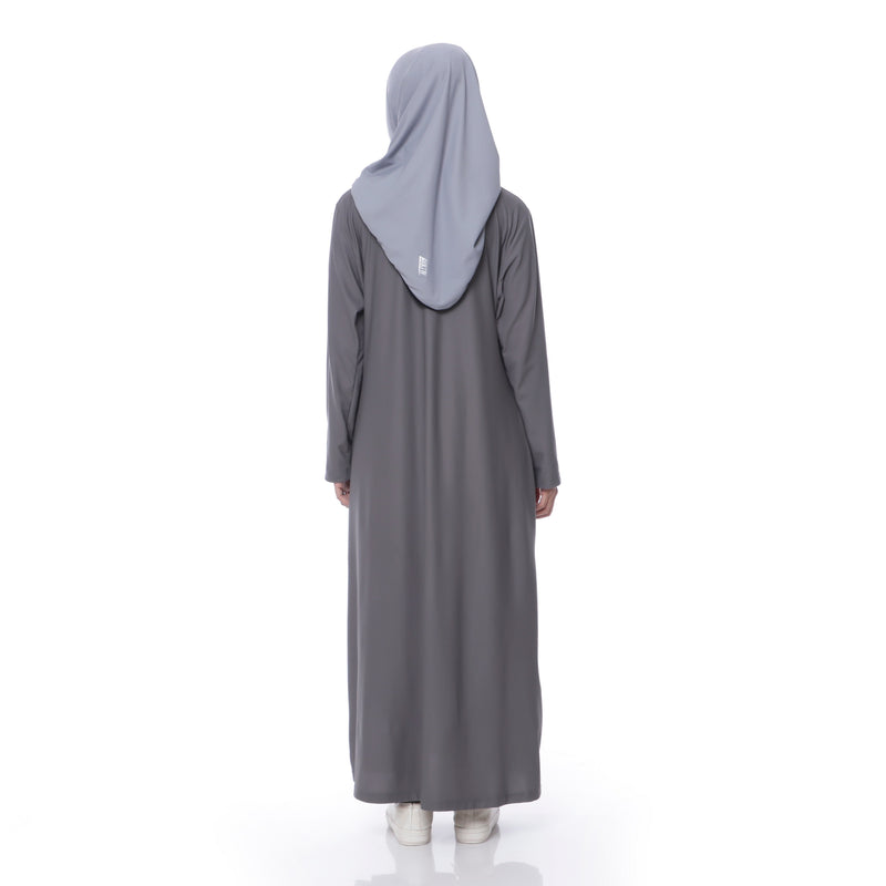 Three Points Dress Grey - Black