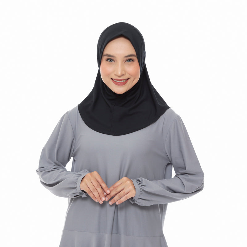 Flexy Dynamic Black Chapter II (Sport Hijab)