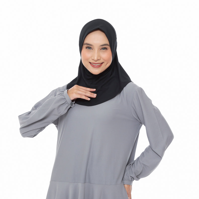 Flexy Dynamic Black Chapter II (Sport Hijab)