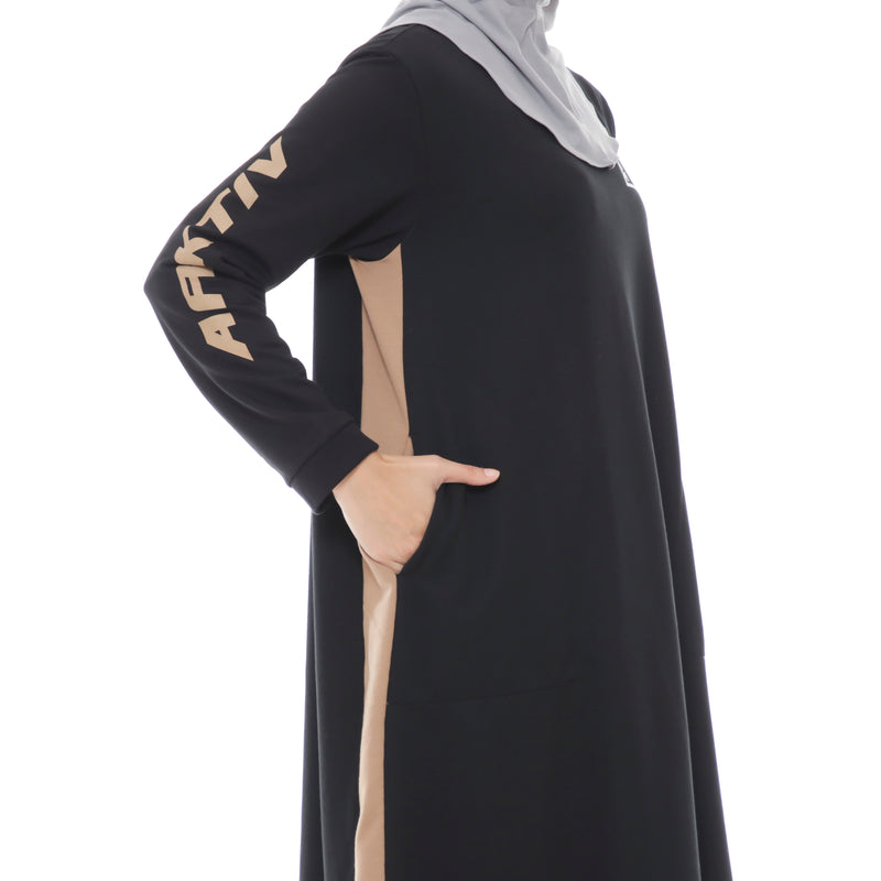 Relax Ummah Dress Black