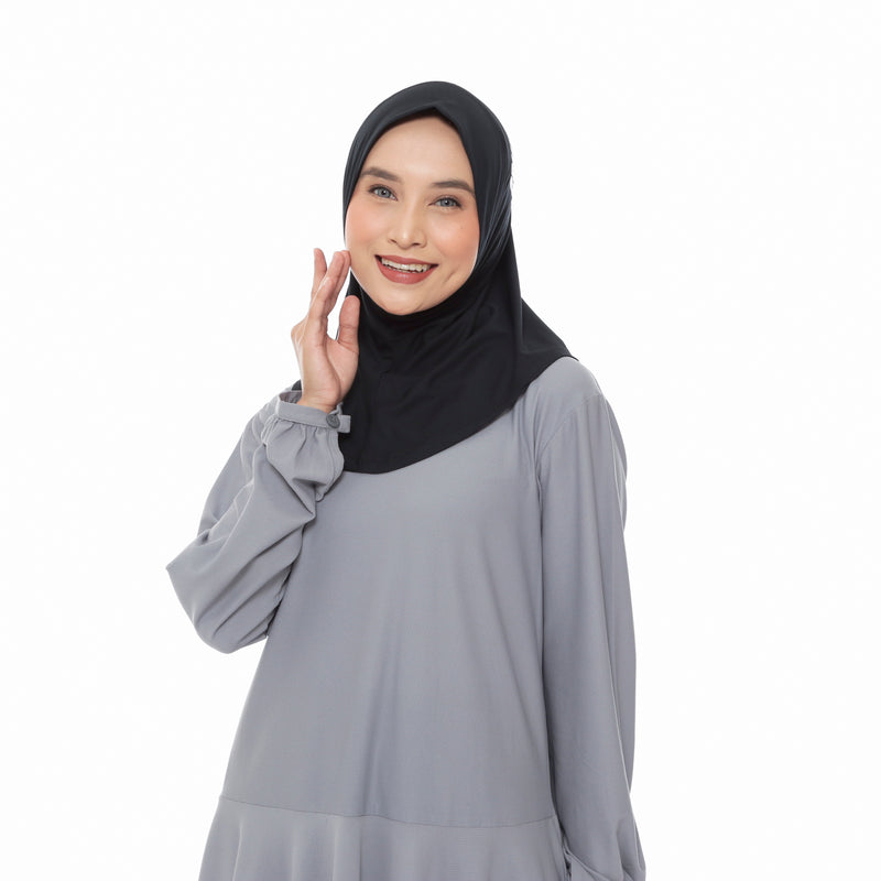 Flexy Dynamic Black Chapter II (Sport Hijab)