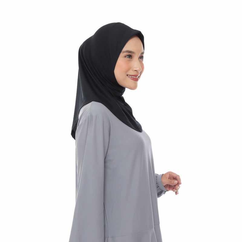 Flexy Dynamic Black Chapter II (Sport Hijab)