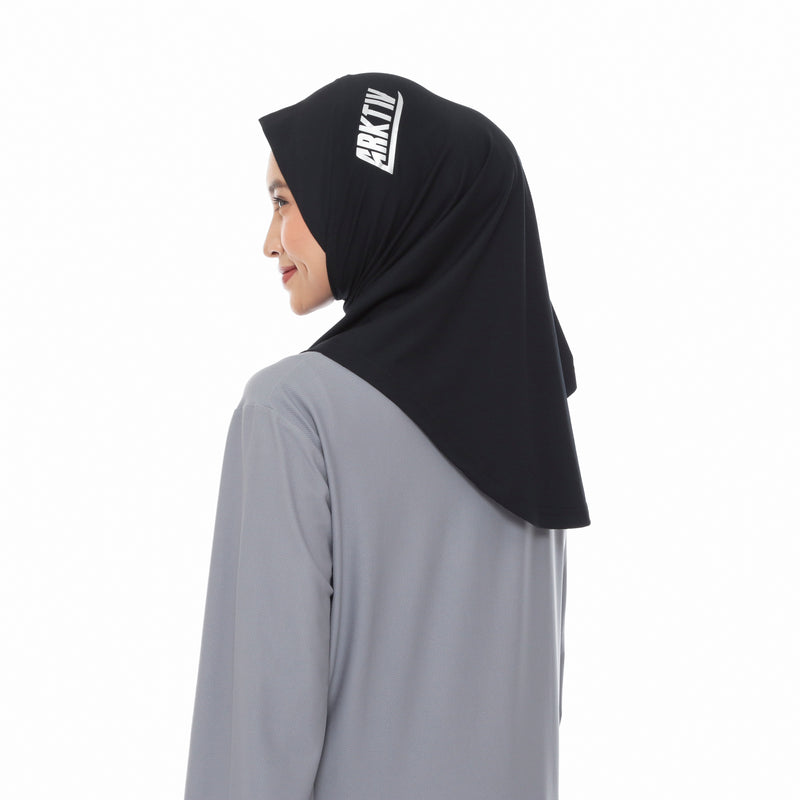 Flexy Dynamic Black Chapter II (Sport Hijab)