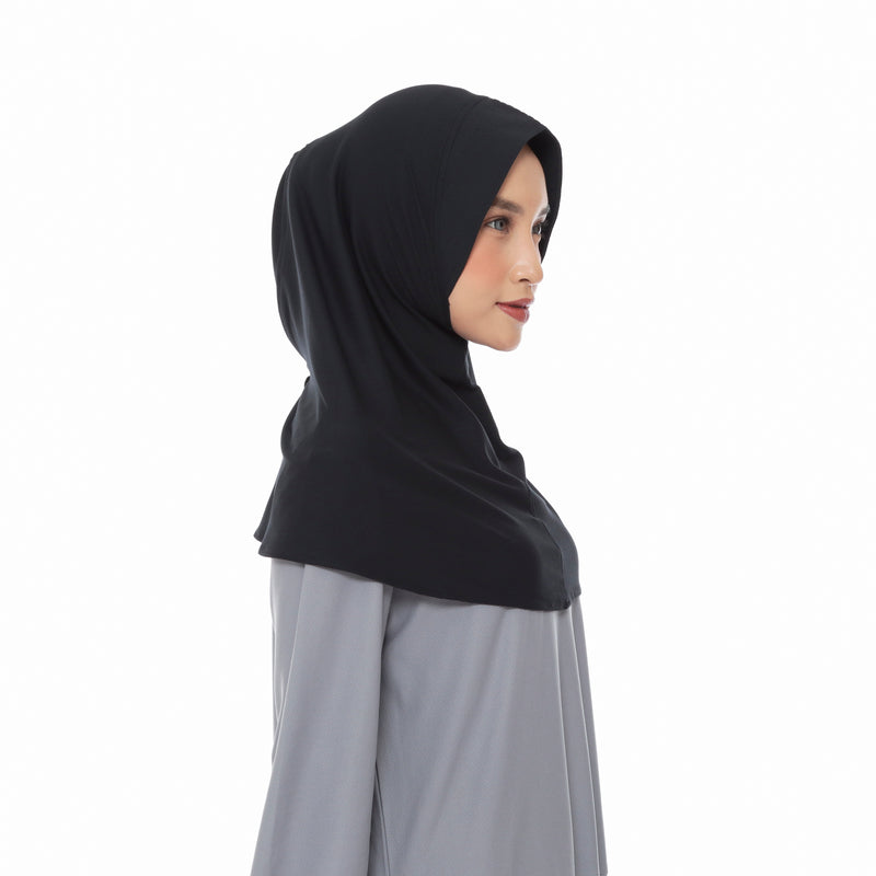 Running Hijab Black Chapter II (Sport Hijab)