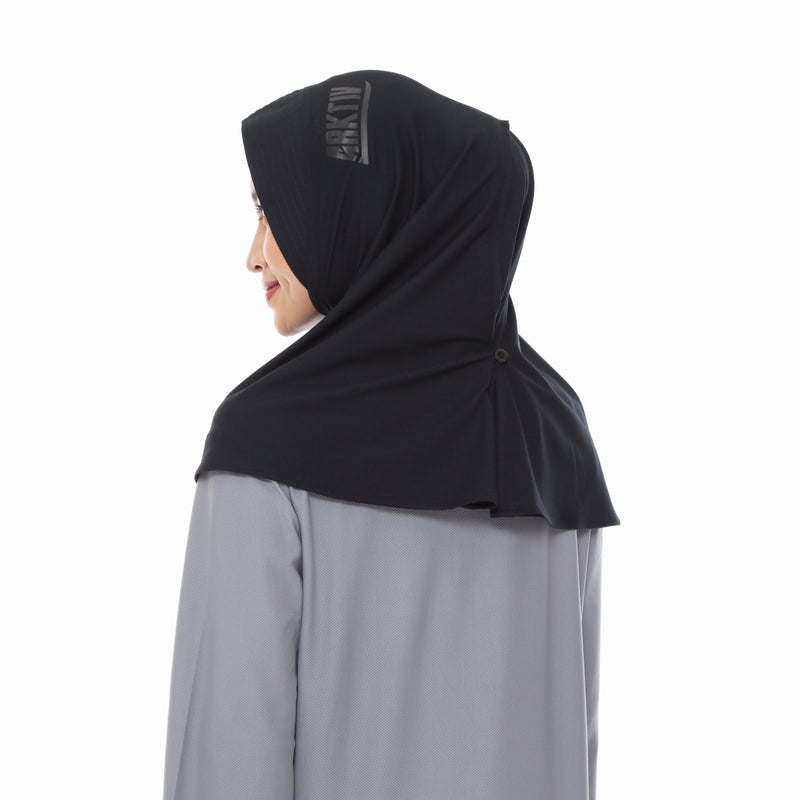 Running Hijab Black Chapter II (Sport Hijab)